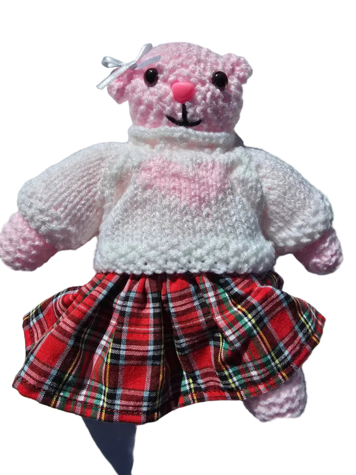 Hand Crafted Knitted Teddies