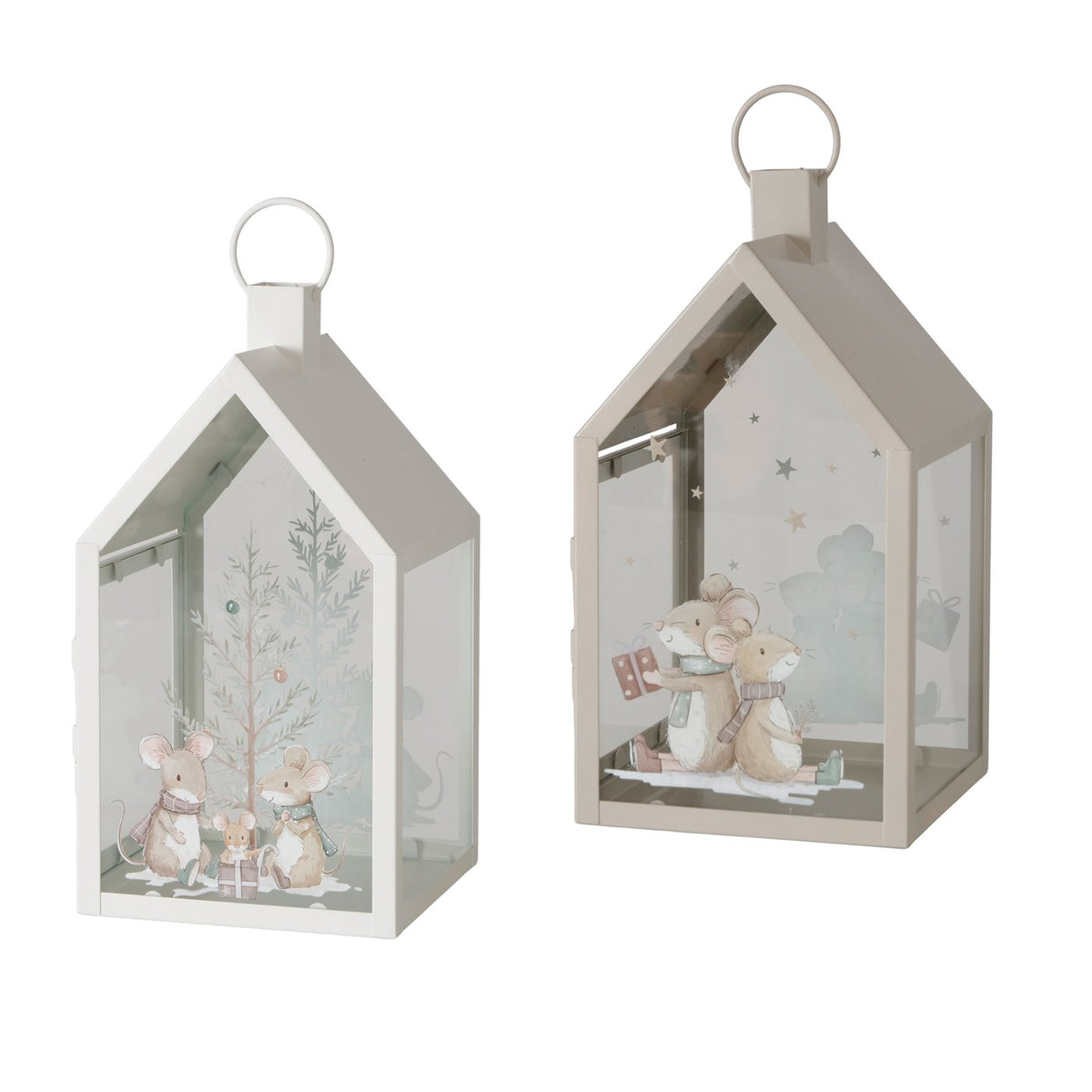 Metal Mouse Lantern