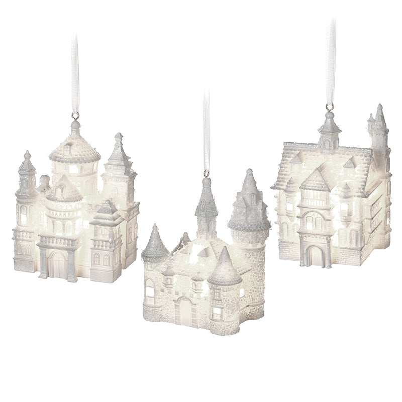 Hanging Light Up White Houses
