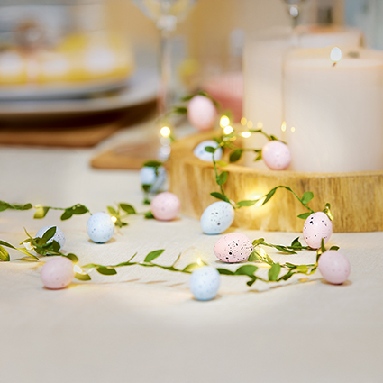 Battery LED Easter Garland