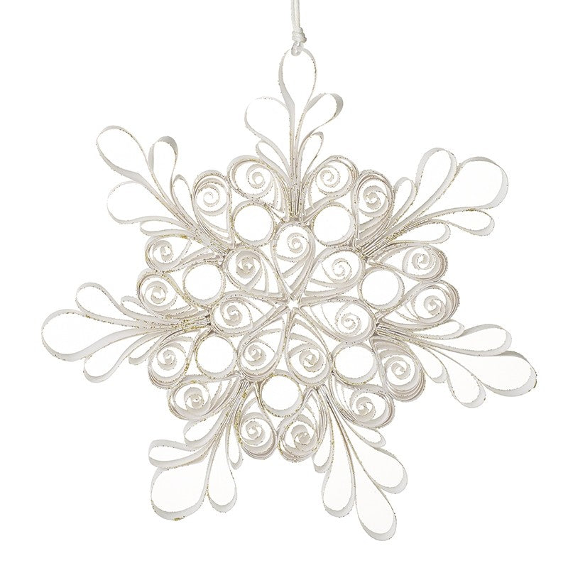 Ornate Quilled Snowflake