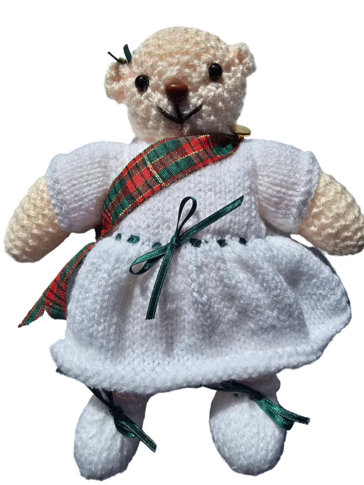 Hand Crafted Knitted Teddies
