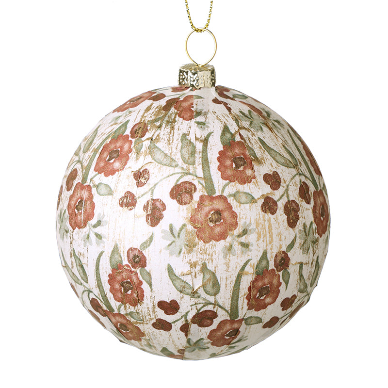 Floral Pattern Bauble