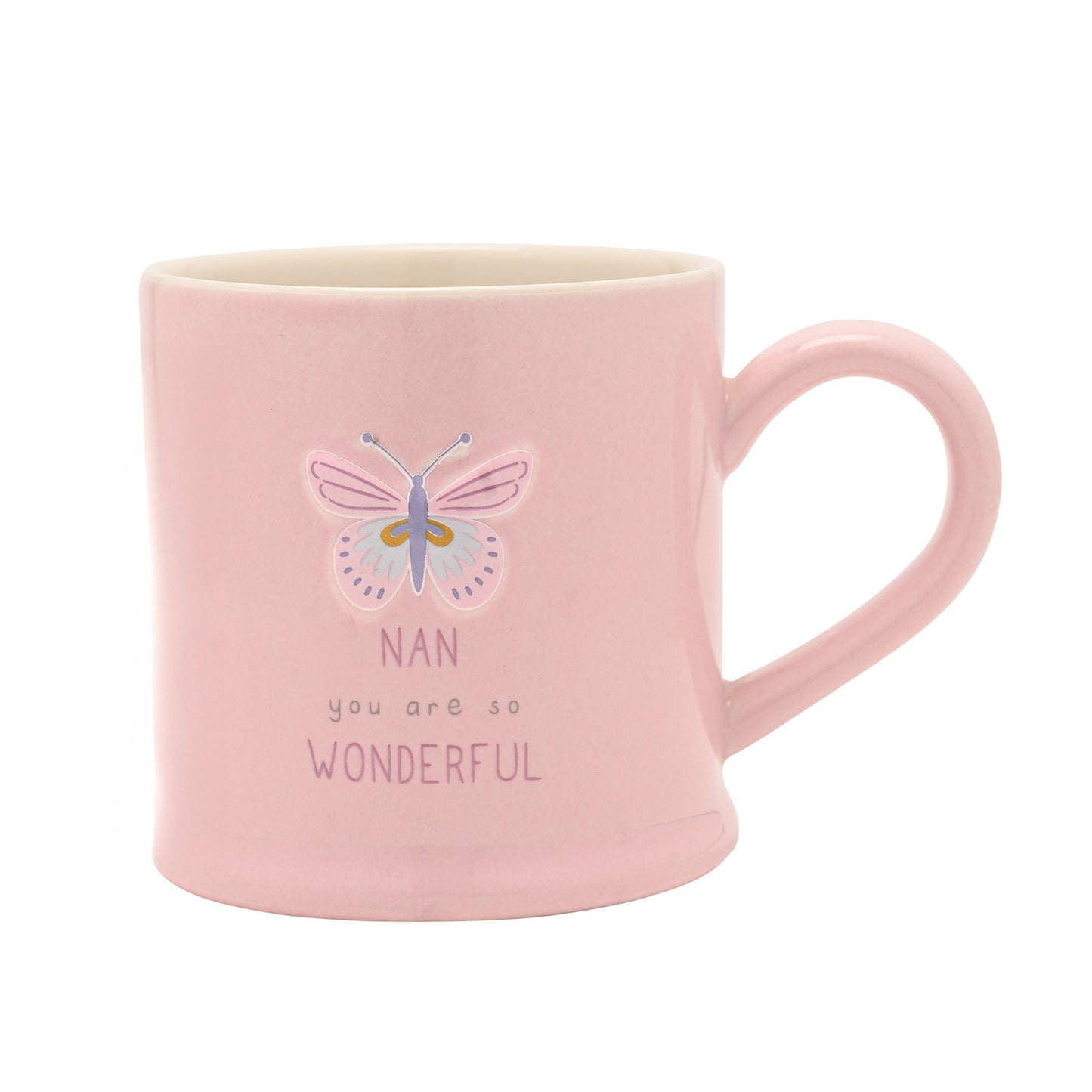 Love Life Embossed Mug - Nan