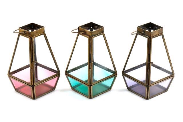Glass & Metal Tealight Holder