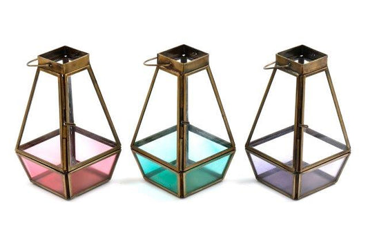 Glass & Metal Tealight Holder
