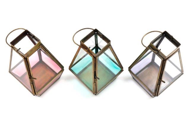 Glass & Metal Tealight Holder