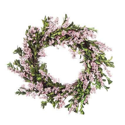 Dried Buxus Floral Wreath