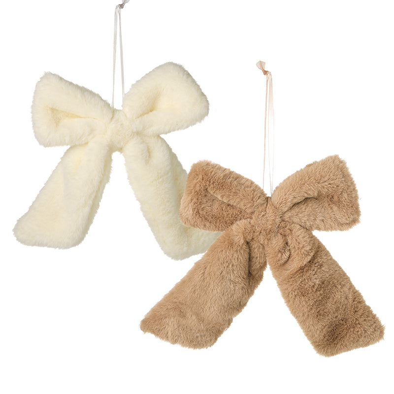 Fluffy Cream & Brown Box Hangers