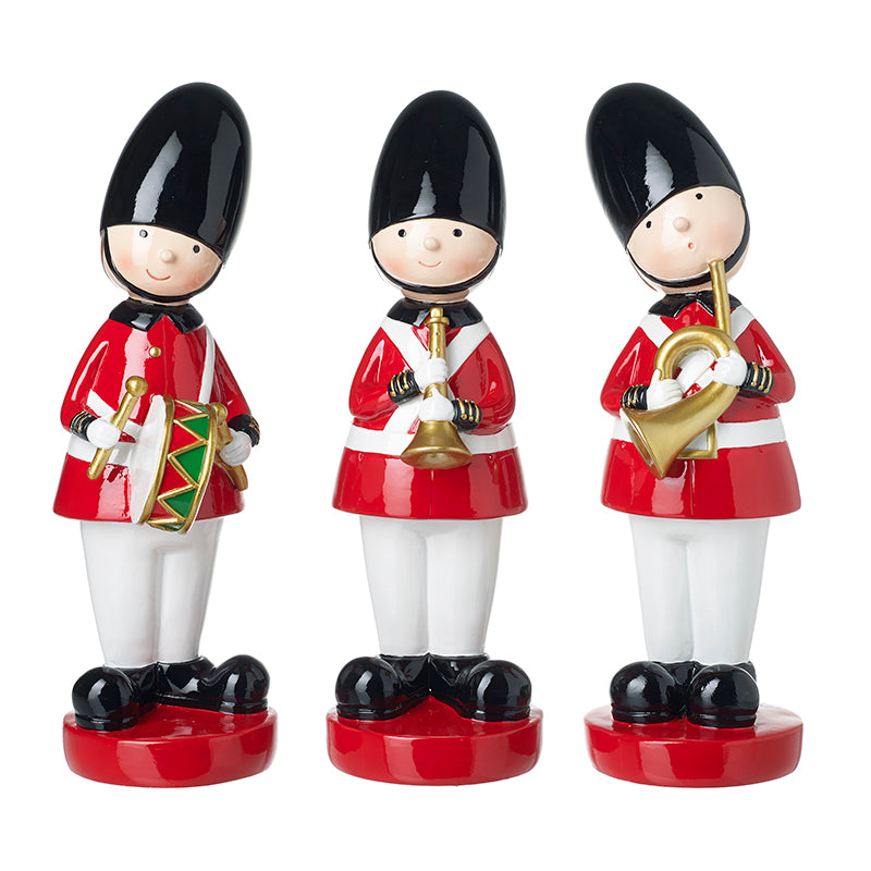 Musical Standing Ceramic Soldiers