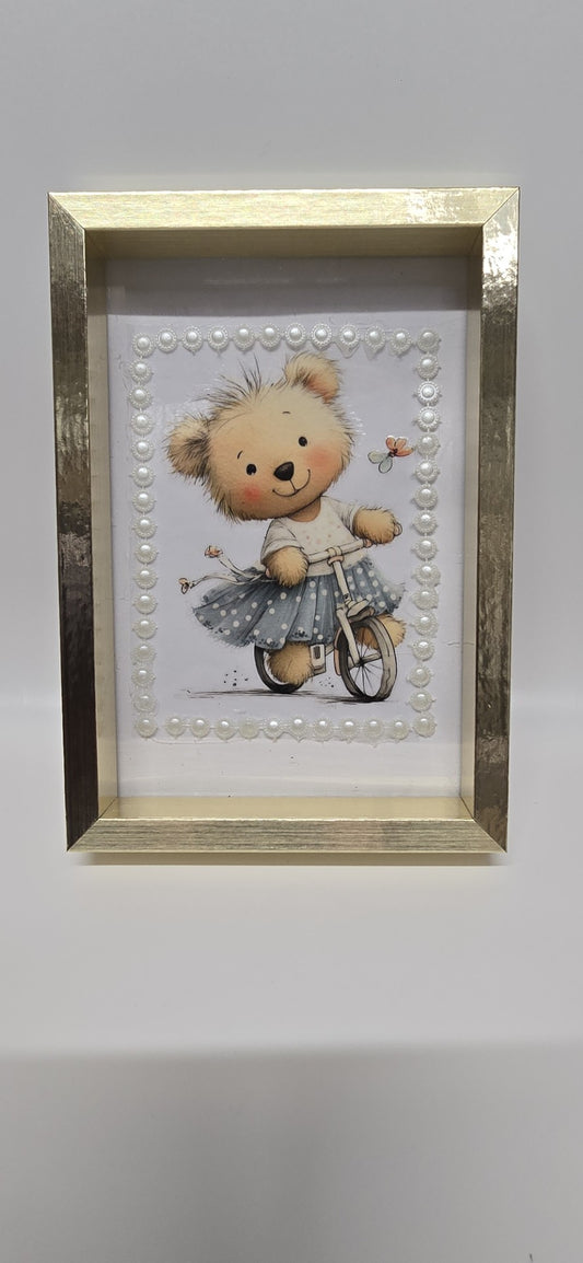 Bear on Bike Small Arwork