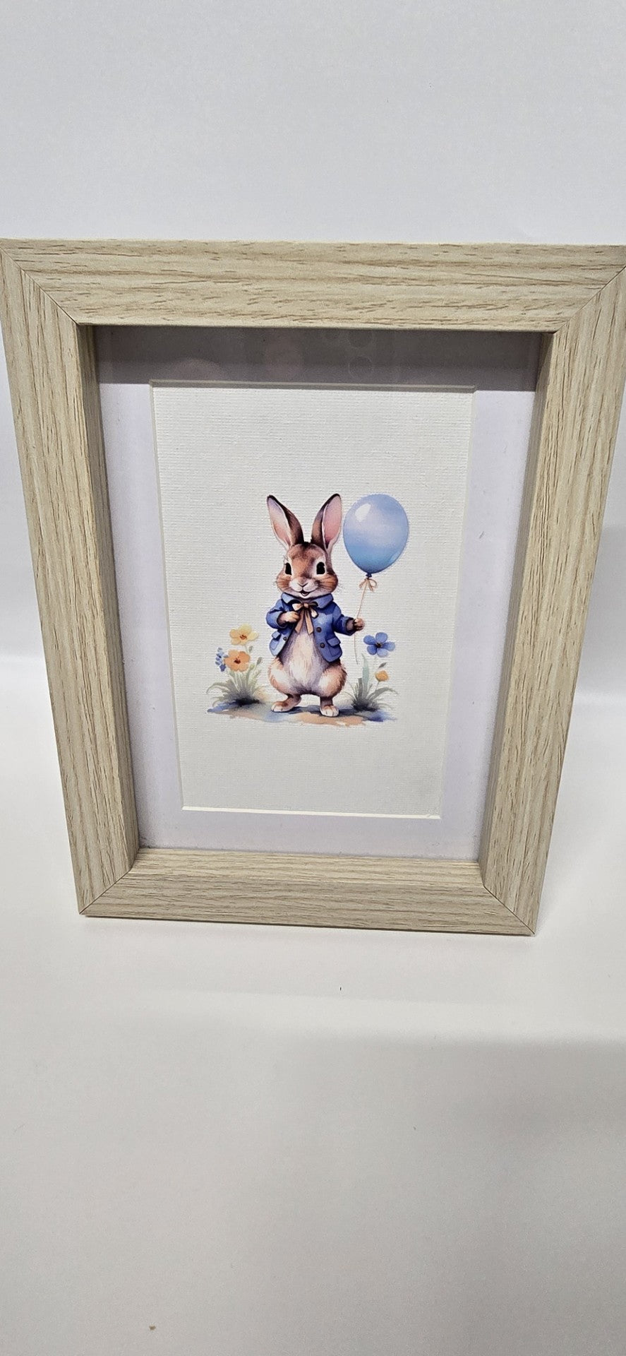 Blue Suited Rabbit Artwork