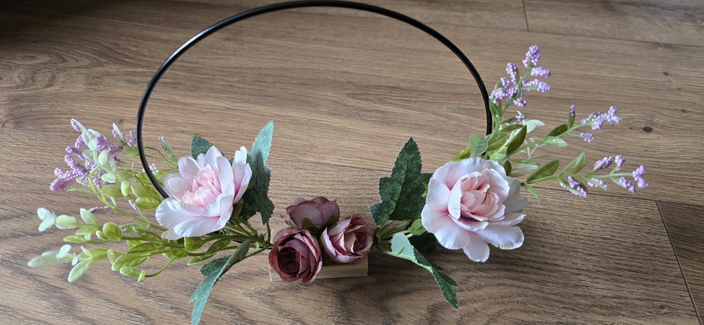 Floral Hoop Table Decoration
