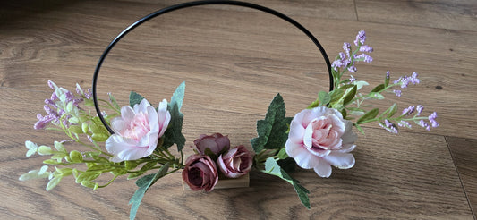 Floral Hoop Table Decoration