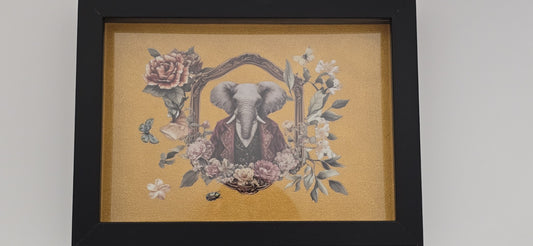 Funky Suited Elephant Artwork