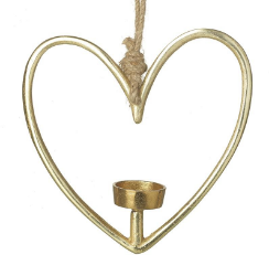 Hanging Heart T-Light Holder