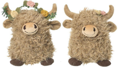 Highland Cows with Flower Crown