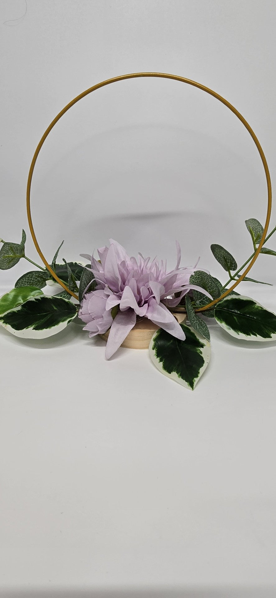 Floral Hoop Table Decoration