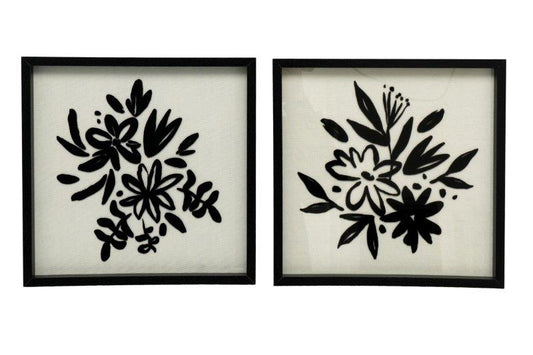 Linen Flower Wall Art