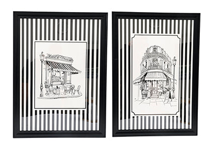 Striped Shop Wall Art