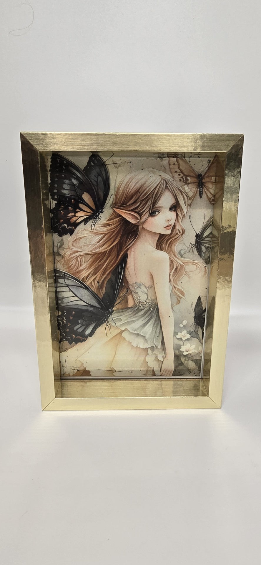Pixie in Gold Frame