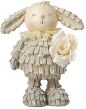 Standing Rabbit with Flower