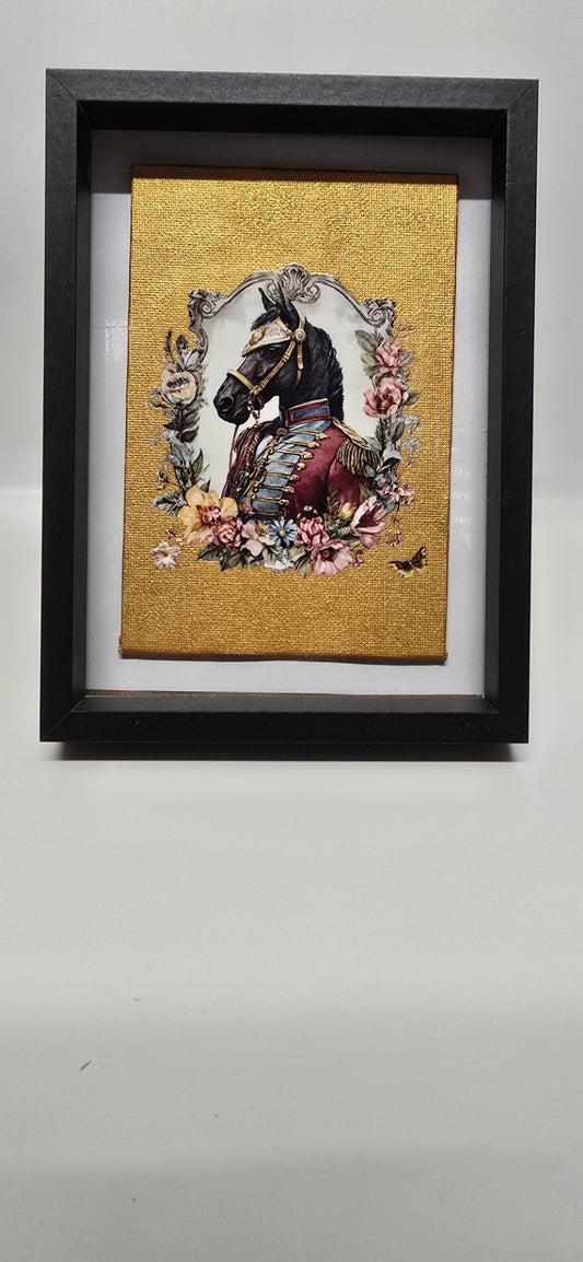 Funky Horse in Uniform Artwork