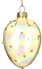 Yellow Glass Hanging Egg